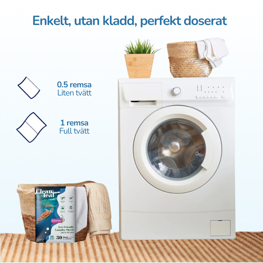 Miljövänliga Tvättremsor